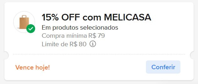 Produtos selecionados