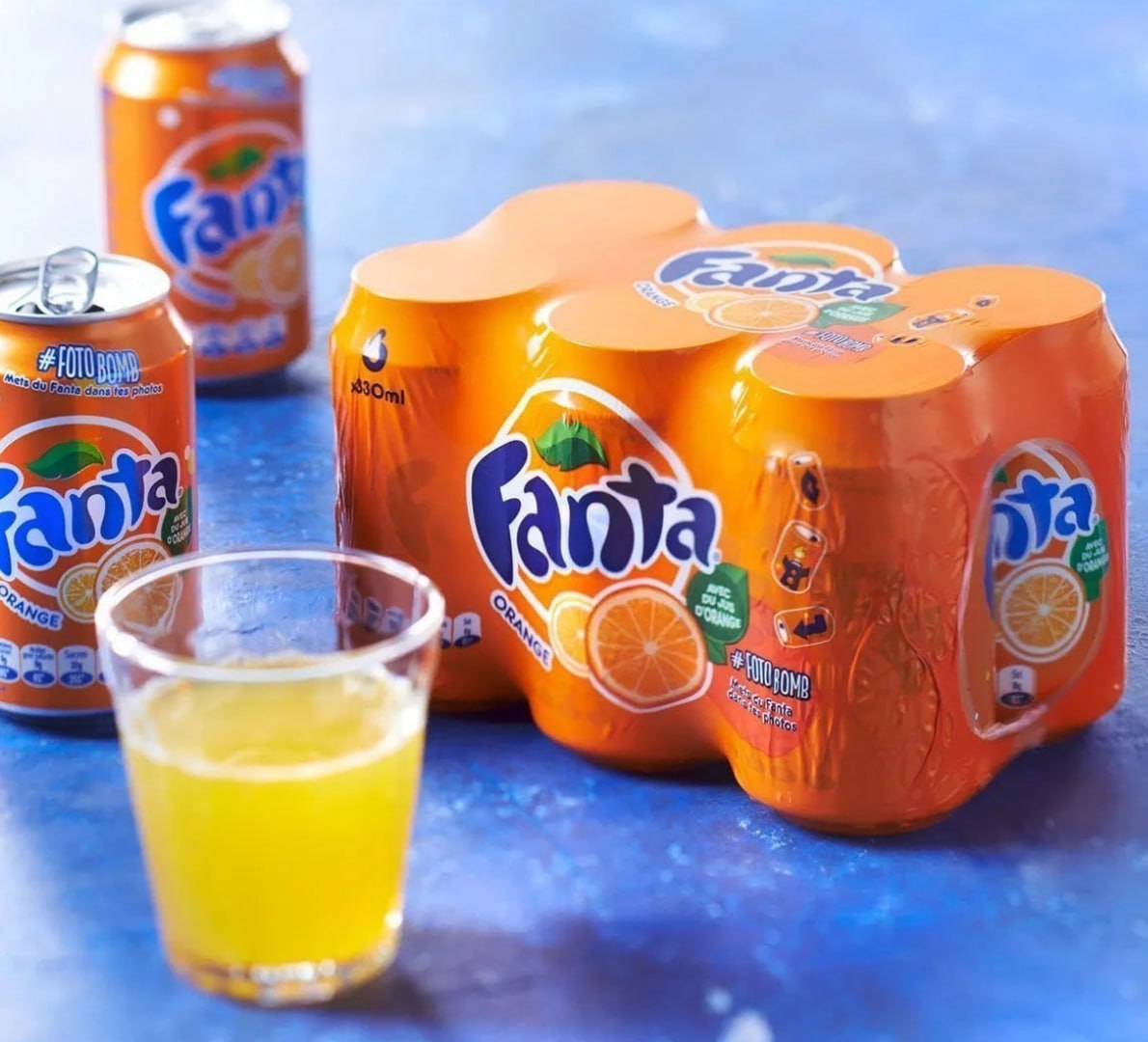 🍊 Pack de Fanta Laranja Lata 350ml 6 Unidades