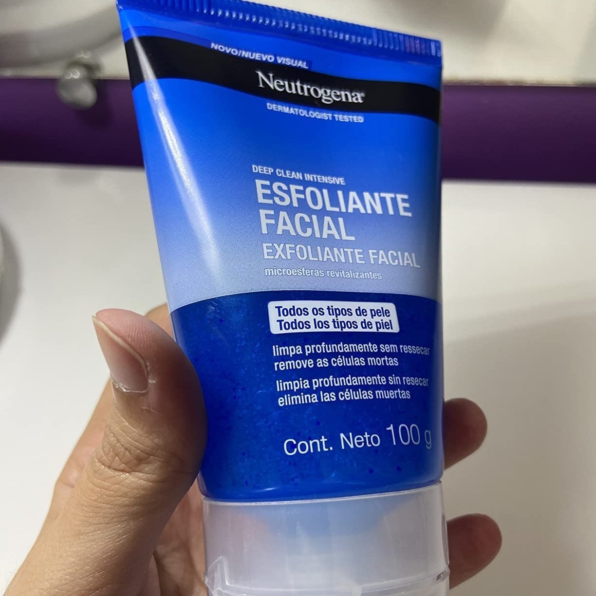 🫧 Gel Esfoliante Facial Neutrogena Deep Clean Intensive, 100g