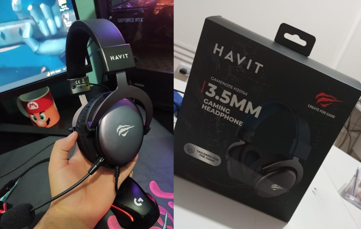 🎧 Fone de Ouvido Gamer Headset Havit H2015d