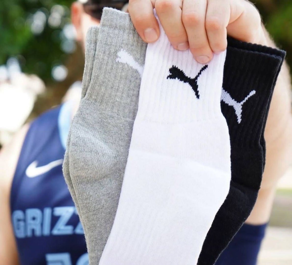 🧦 Kit 6 Pares Meias Puma Cano Médio Alto Algodão
