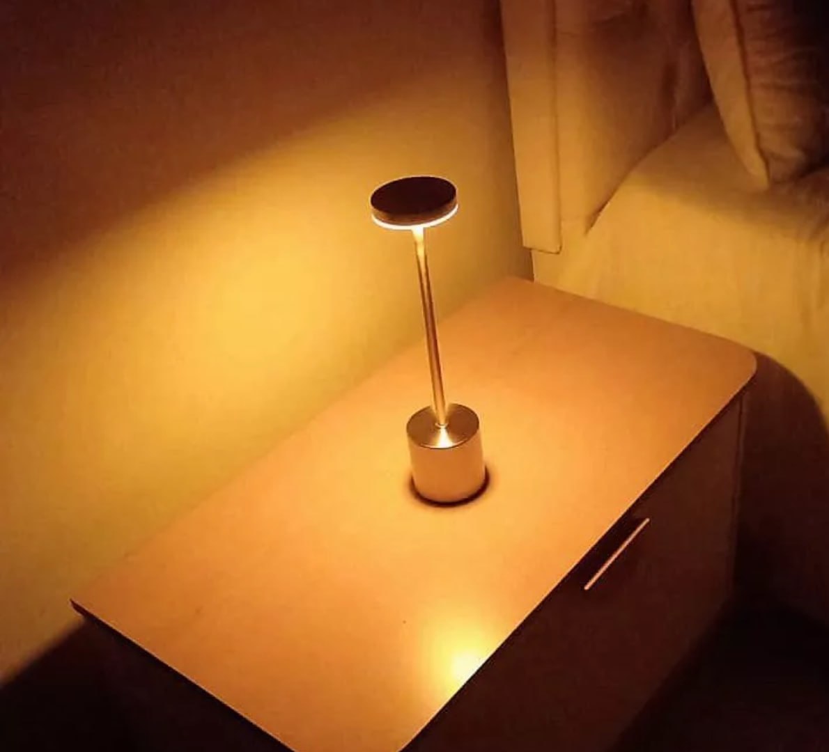💡 Luminária de Mesa Led 3 em 1 Recarregável Tipo C