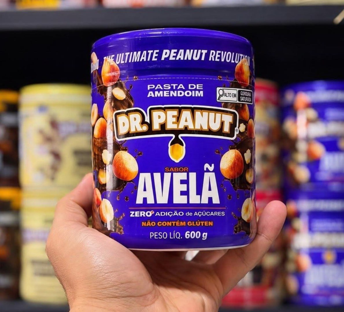 🥜 Dr. Peanut Creme de Amendoim Sabor Avelã x 600g