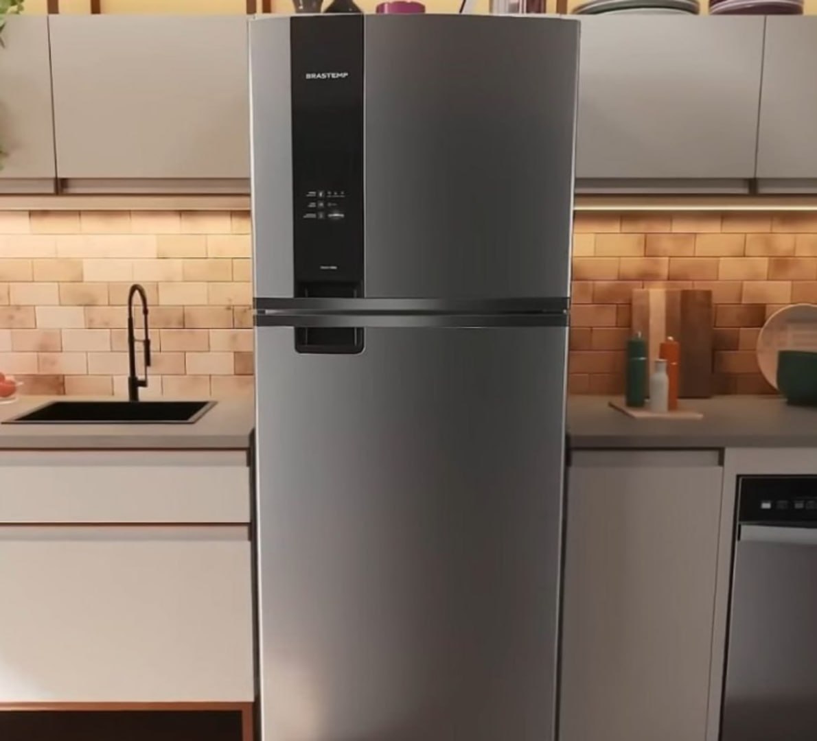 🧊 Geladeira Brastemp Frost Free 385L Duplex Inox 220V