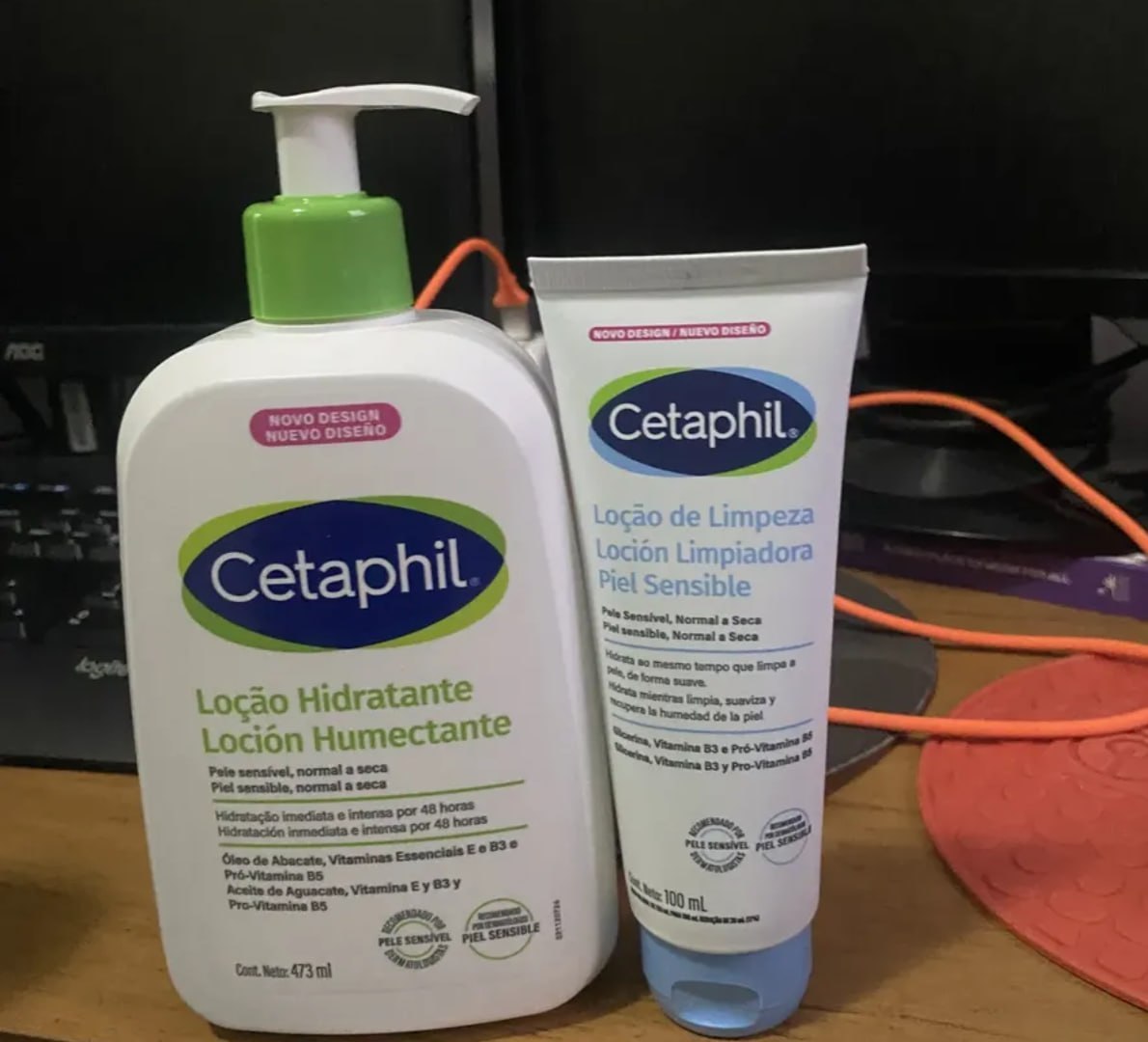 𧓠Kit Cetaphil (Loção Hidratante 473ml + Loção de Limpeza 100ml)