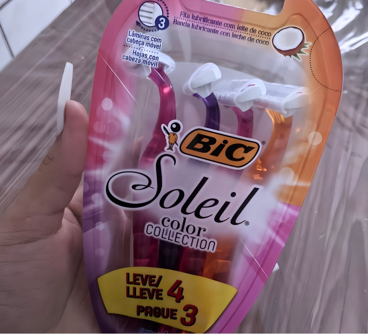 🪒 Bic Aparelho De Depilar Soleil - 4 un