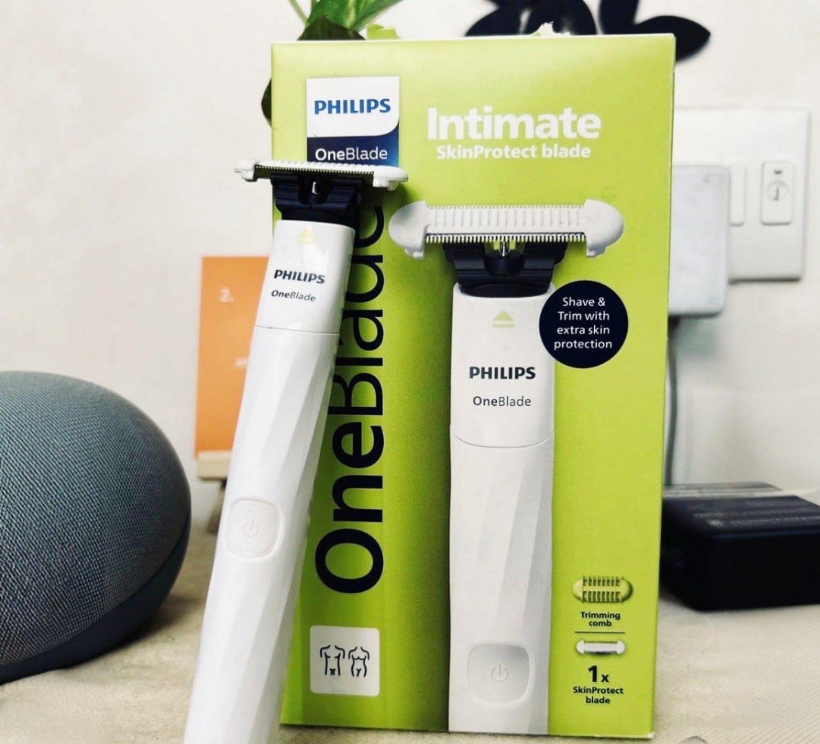 🪒 Aparador e Raspador Oneblade Intimate Philips