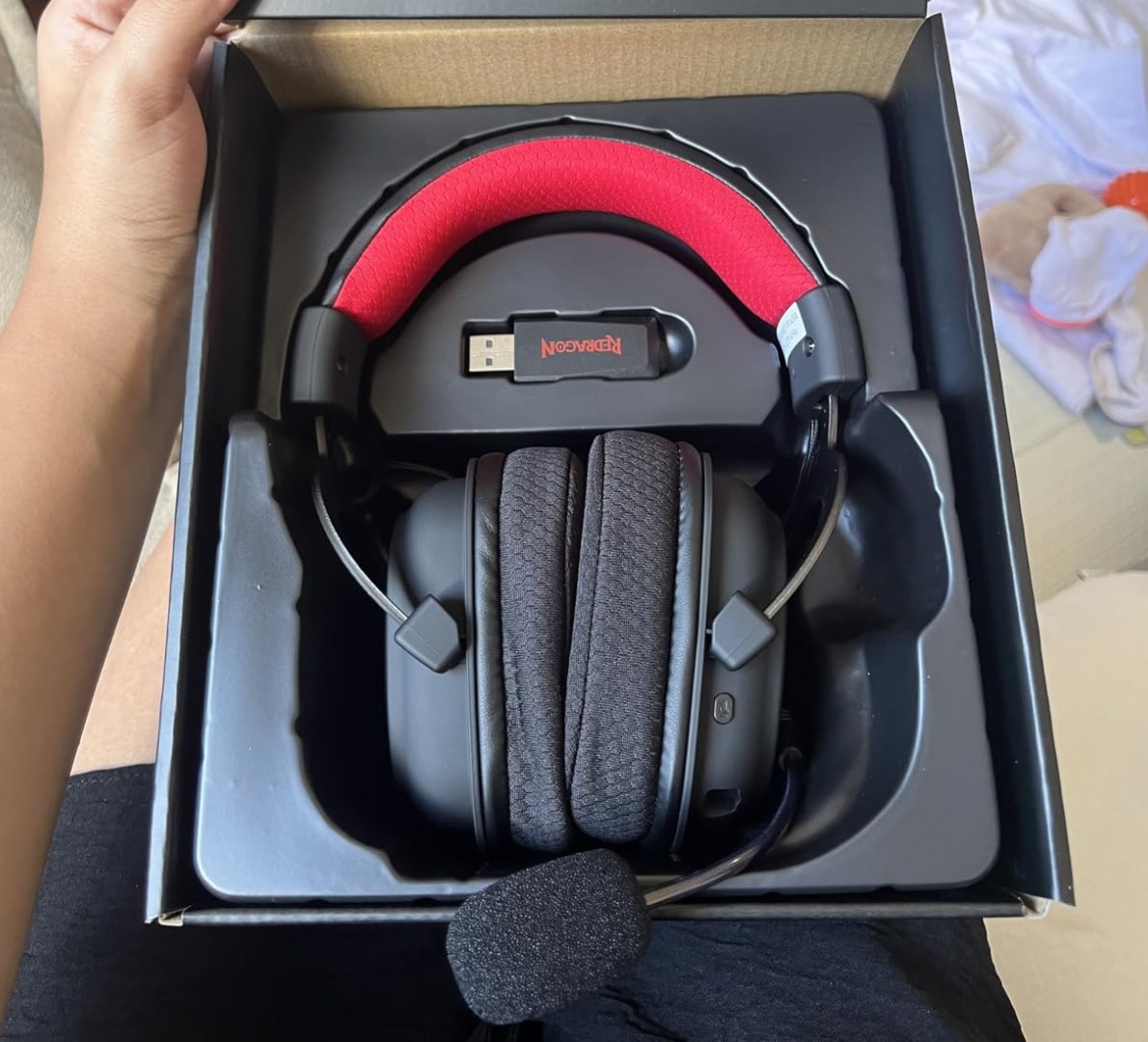 🎧 Headset Gamer Redragon Zeus Pro Preto Sem Fio 7.1